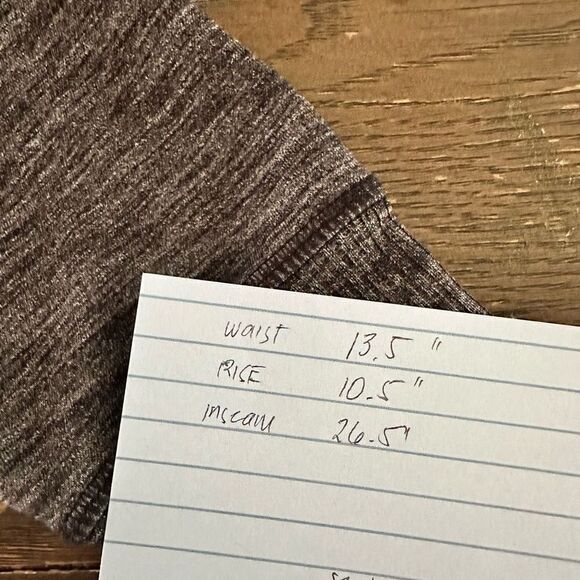 Athleta Excursion Tight Leggings Jogger Size small  Gray stretchy w/ pockets - Picture 8 of 8